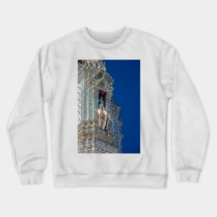 Three-Headed Elephant, Wat Arun Crewneck Sweatshirt